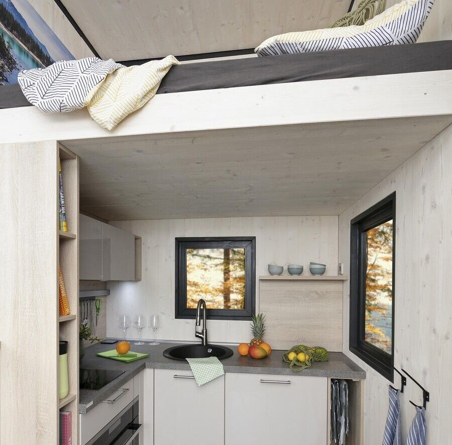 Platzsparende Küche